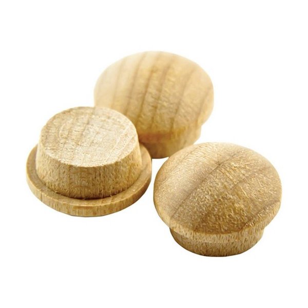 Homestead 3110405 0.37 in. Mushroom Head Oak Button HO160382